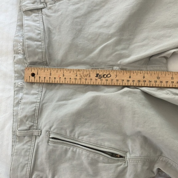 GAP women’s size 10 super skinny cargo Khakis Oslo Grey Pants - Picture 13 of 16
